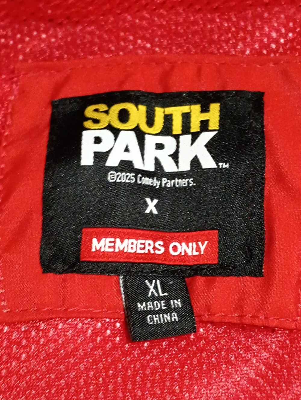 NWT Men's Members Only x South Park 8-Bit Graphic Windbreaker Jacket. Size XL - Picture 8 of 11